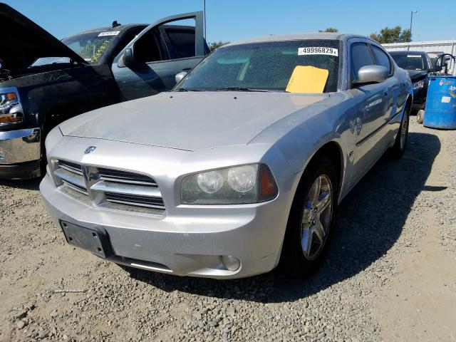 2B3CA3CV8AH188638 - 2010 DODGE CHARGER SX SILVER photo 2