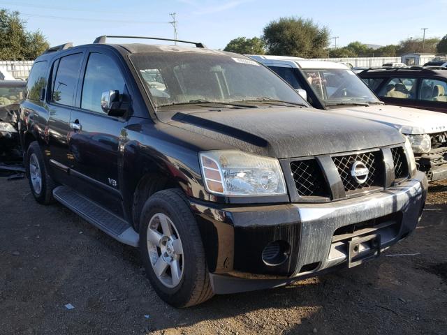 5N1AA08A97N713633 - 2007 NISSAN ARMADA SE BLACK photo 1