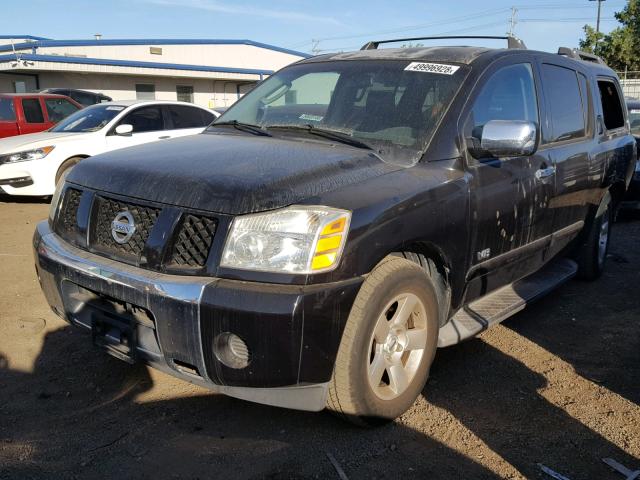 5N1AA08A97N713633 - 2007 NISSAN ARMADA SE BLACK photo 2