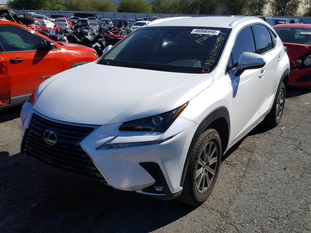 JTJBARBZ8J2154609 - 2018 LEXUS NX 300 WHITE photo 2