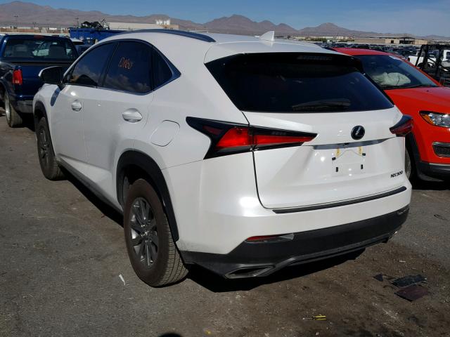 JTJBARBZ8J2154609 - 2018 LEXUS NX 300 WHITE photo 3