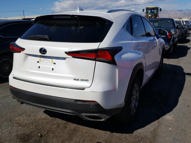 JTJBARBZ8J2154609 - 2018 LEXUS NX 300 WHITE photo 4