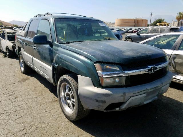 3GNEC13T13G133916 - 2003 CHEVROLET AVALANCHE GREEN photo 1