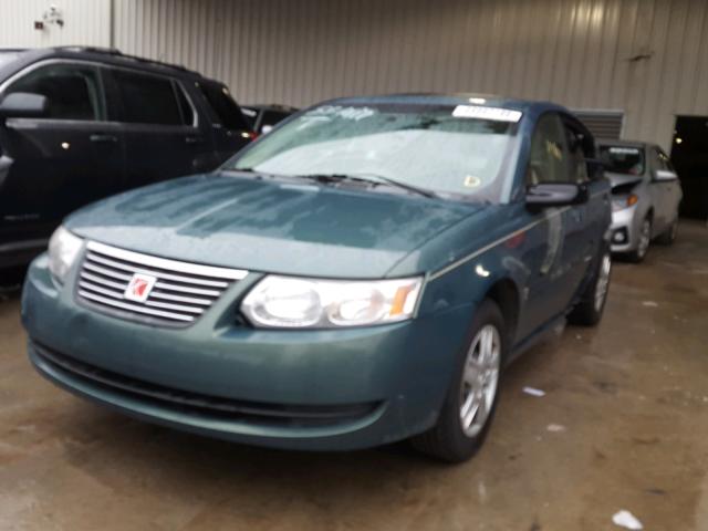 1G8AZ55FX7Z185209 - 2007 SATURN ION LEVEL GREEN photo 2