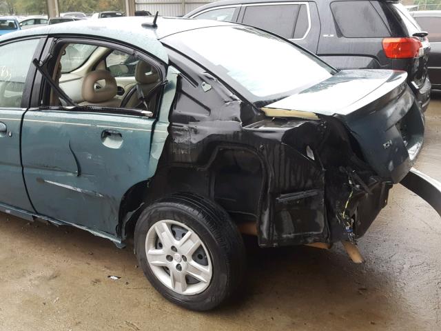1G8AZ55FX7Z185209 - 2007 SATURN ION LEVEL GREEN photo 9
