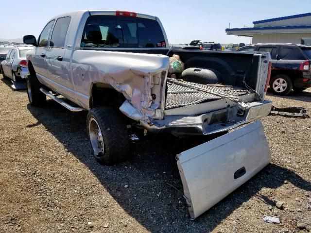 3D7KS19D06G174580 - 2006 DODGE RAM 1500 SILVER photo 3