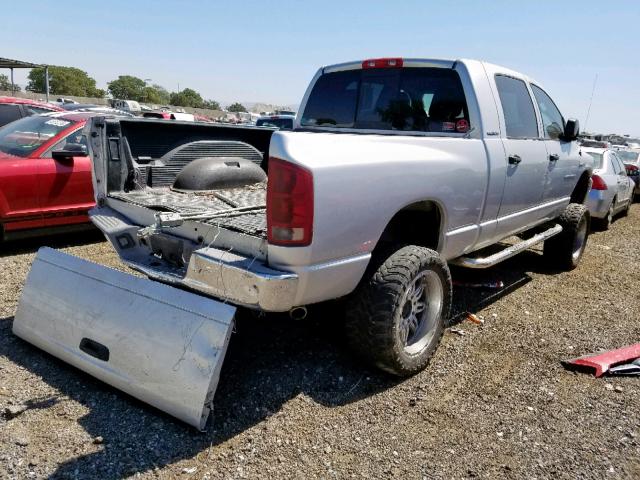 3D7KS19D06G174580 - 2006 DODGE RAM 1500 SILVER photo 4