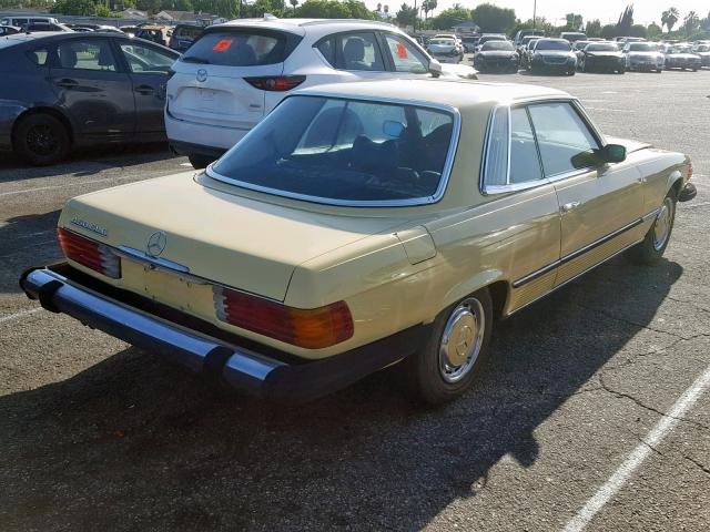 00010702412005445 - 1974 MERCEDES-BENZ 450SLC YELLOW photo 4