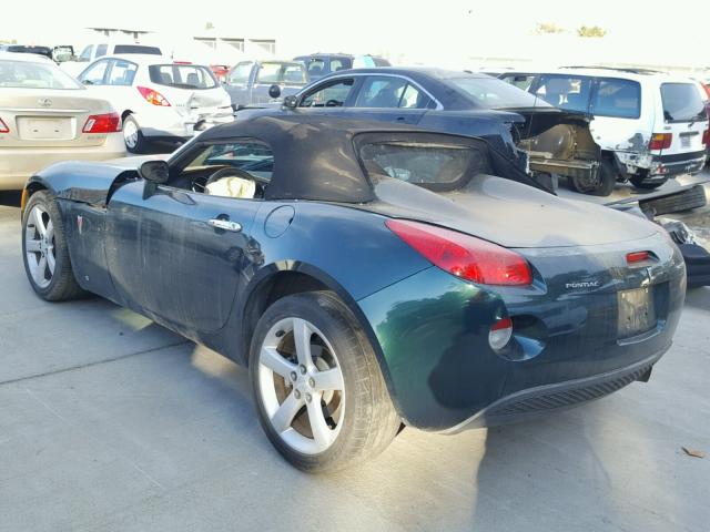 1G2MB33B96Y105256 - 2006 PONTIAC SOLSTICE GREEN photo 3