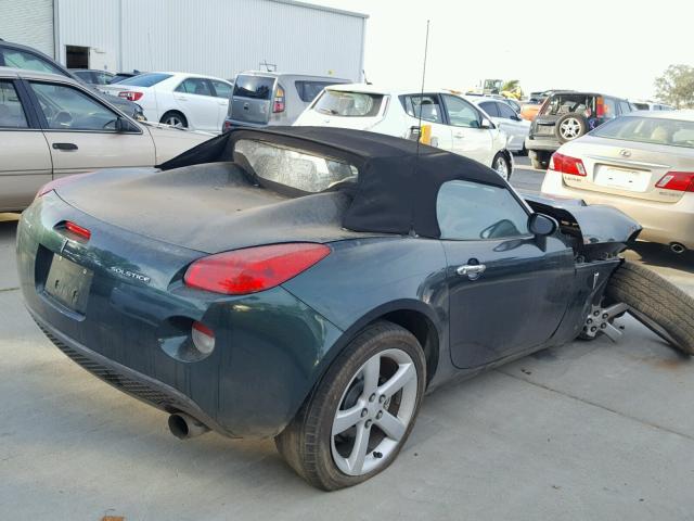 1G2MB33B96Y105256 - 2006 PONTIAC SOLSTICE GREEN photo 4