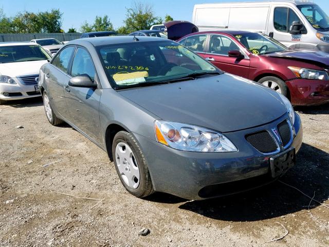 1G2ZF57B784272306 - 2008 PONTIAC G6 VALUE L GRAY photo 1