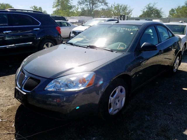 1G2ZF57B784272306 - 2008 PONTIAC G6 VALUE L GRAY photo 2