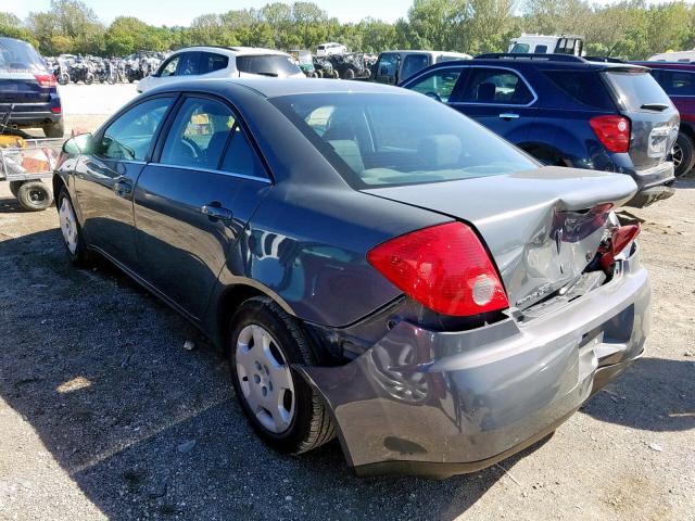 1G2ZF57B784272306 - 2008 PONTIAC G6 VALUE L GRAY photo 3