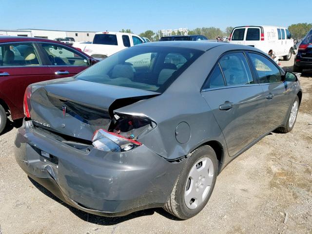 1G2ZF57B784272306 - 2008 PONTIAC G6 VALUE L GRAY photo 4