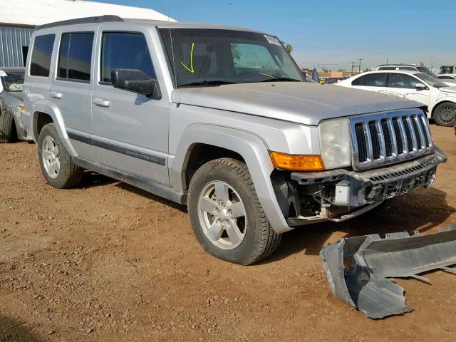1J8HG48K18C233030 - 2008 JEEP COMMANDER SILVER photo 1