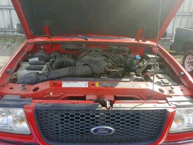 1FTZR45E12PA44222 - 2002 FORD RANGER SUP RED photo 7