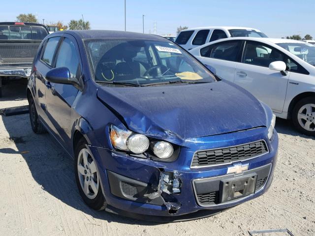 1G1JA6SGXD4108180 - 2013 CHEVROLET SONIC LS BLUE photo 1