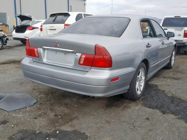 6MMAP67P11T003646 - 2001 MITSUBISHI DIAMANTE L GRAY photo 4