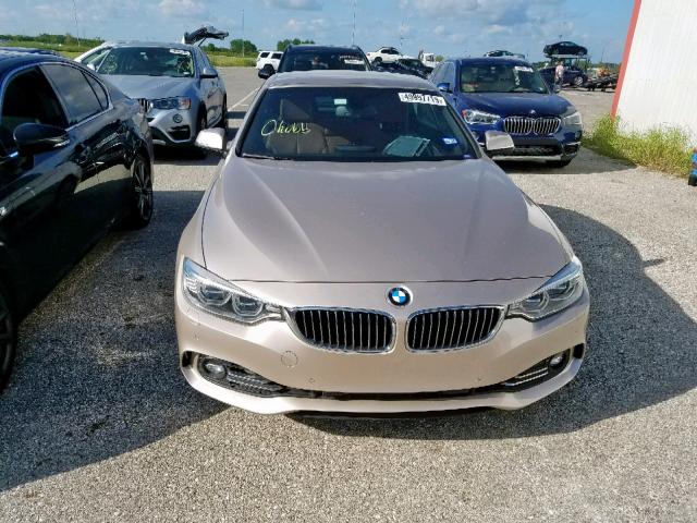 WBA3T3C58EP737374 - 2014 BMW 435 I GOLD photo 9