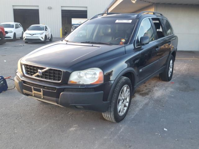 YV1CZ91H341093554 - 2004 VOLVO XC90 T6 BLACK photo 2