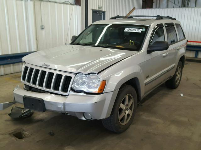 1J8GR48K38C147367 - 2008 JEEP GRAND CHER SILVER photo 2