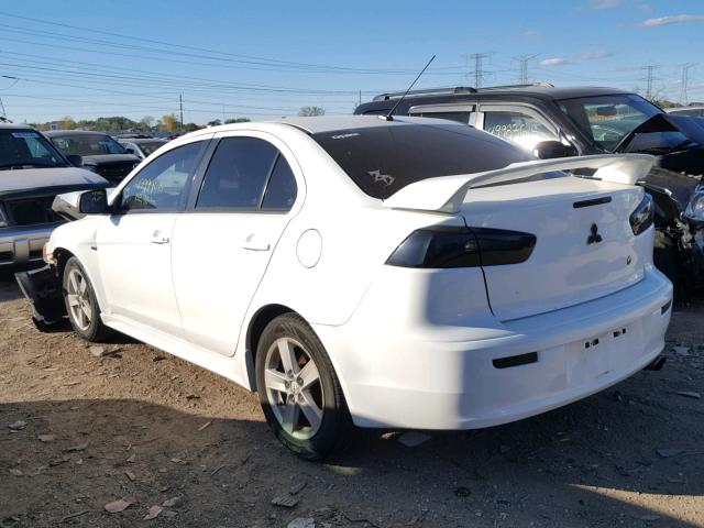 JA3AU86U88U014734 - 2008 MITSUBISHI LANCER GTS WHITE photo 3