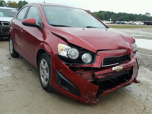 1G1JA5SH4D4156230 - 2013 CHEVROLET SONIC LS 红色 照片 1