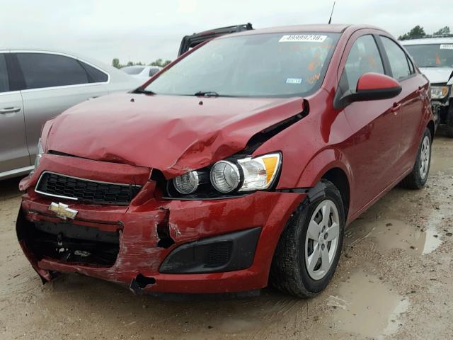 1G1JA5SH4D4156230 - 2013 CHEVROLET SONIC LS 红色 照片 2