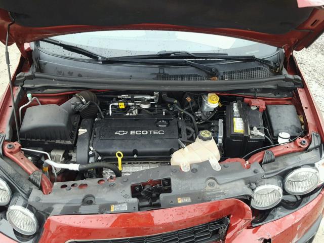 1G1JA5SH4D4156230 - 2013 CHEVROLET SONIC LS 红色 照片 7