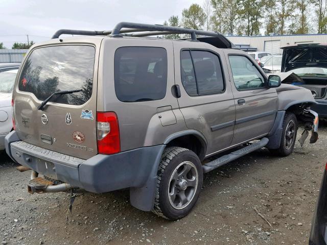 5N1ED28Y64C677280 - 2004 NISSAN XTERRA XE BROWN photo 4