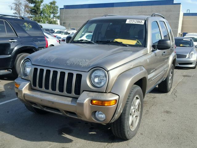 1J4GL58KX4W322294 - 2004 JEEP LIBERTY LI GOLD photo 2