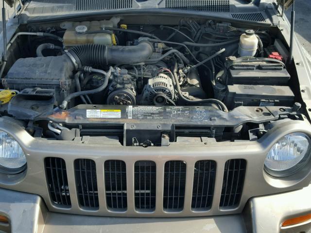 1J4GL58KX4W322294 - 2004 JEEP LIBERTY LI GOLD photo 7