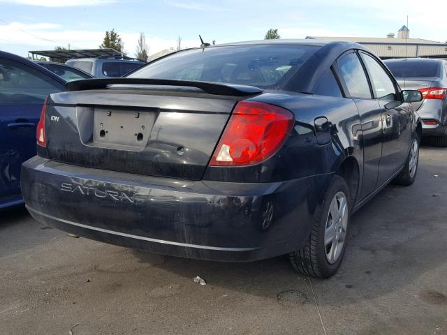 1G8AM18F77Z146628 - 2007 SATURN ION LEVEL BLACK photo 4