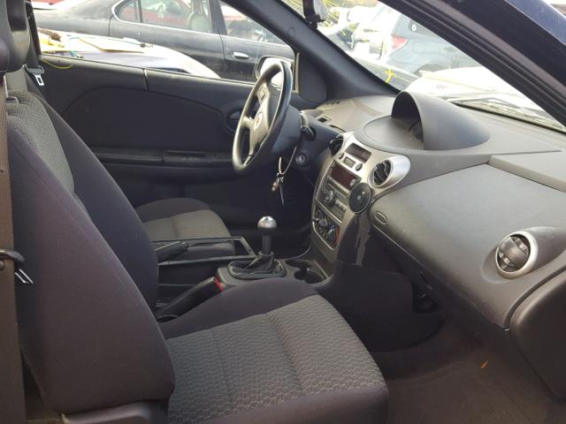 1G8AM18F77Z146628 - 2007 SATURN ION LEVEL BLACK photo 5