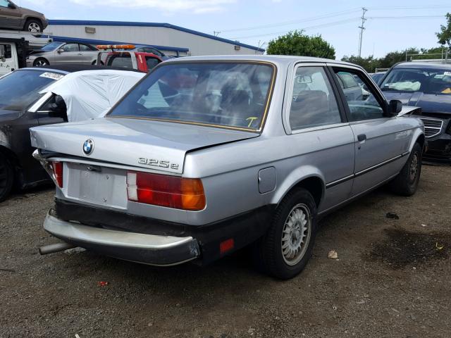 WBAAB6406E1012065 - 1984 BMW 325 E AUTO SILVER photo 4