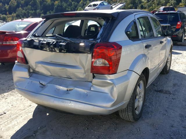 1B3HB48BX8D650017 - 2008 DODGE CALIBER SX SILVER photo 4