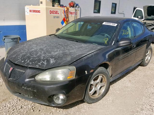 2G2WP552181172829 - 2008 PONTIAC GRAND PRIX BLACK photo 2