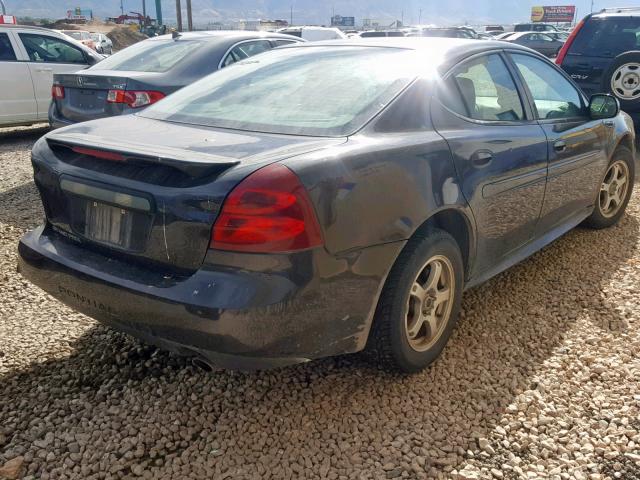 2G2WP552181172829 - 2008 PONTIAC GRAND PRIX BLACK photo 4