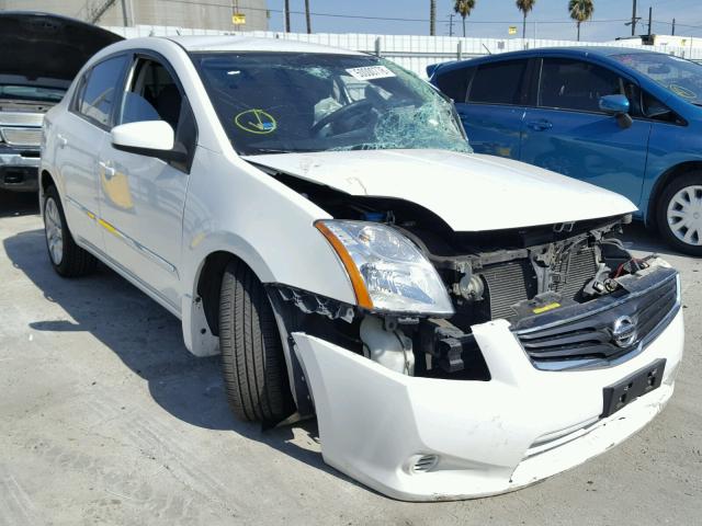 3N1AB6AP2CL719354 - 2012 NISSAN SENTRA 2.0 WHITE photo 1