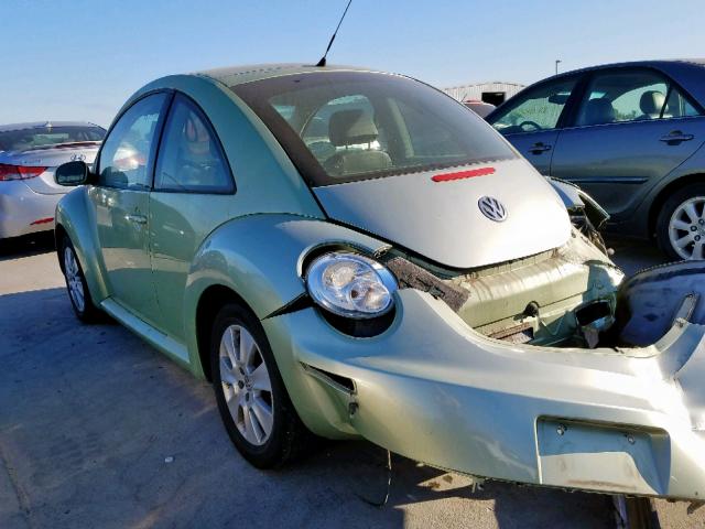 3VWPG31C49M512467 - 2009 VOLKSWAGEN NEW BEETLE 绿色 照片 3