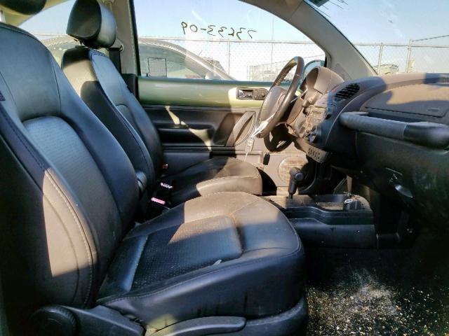 3VWPG31C49M512467 - 2009 VOLKSWAGEN NEW BEETLE 绿色 照片 5