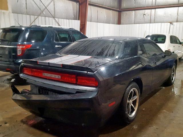 2B3CJ4DV6AH172877 - 2010 DODGE CHALLENGER BLACK photo 4