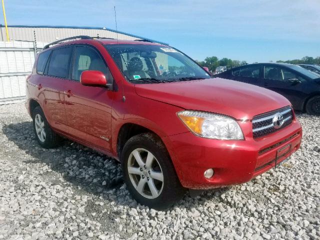 JTMBD31V876052184 - 2007 TOYOTA RAV4 LIMIT RED photo 1