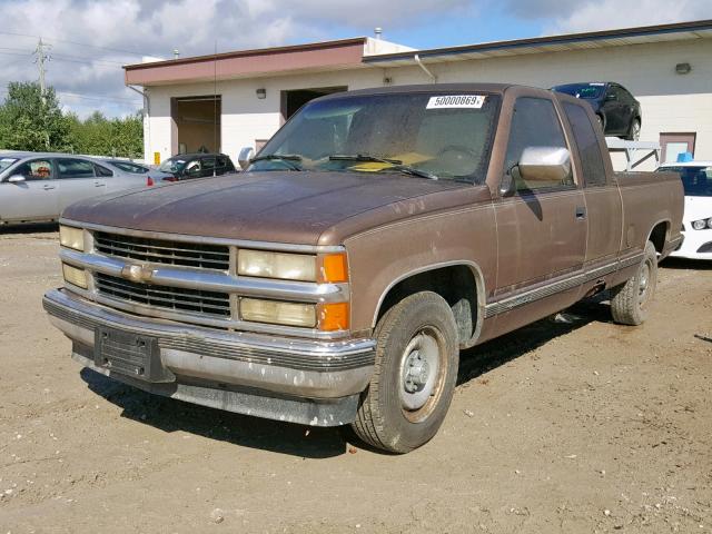 2GCFC29K9R1306021 - 1994 CHEVROLET GMT-400 C2 BROWN photo 2