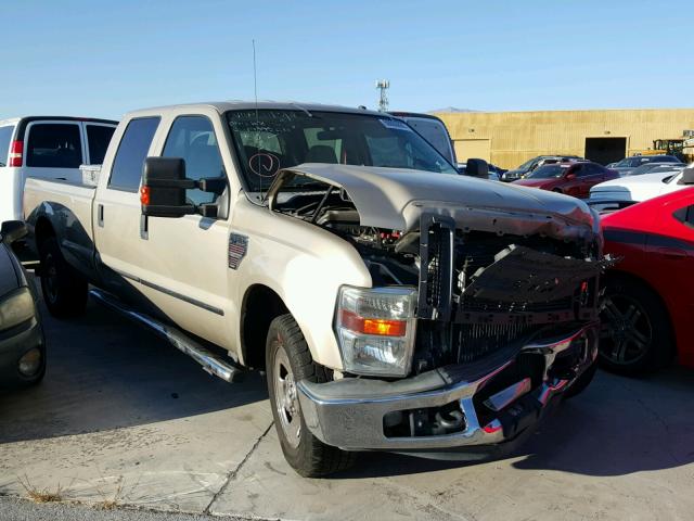 1FTWW30R58EE50119 - 2008 FORD F350 SRW S TAN photo 1