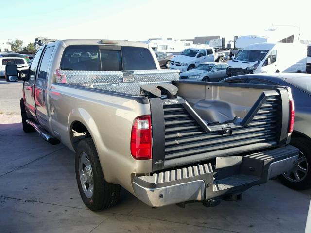 1FTWW30R58EE50119 - 2008 FORD F350 SRW S TAN photo 3