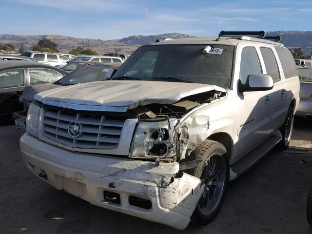 3GYFK66N84G333634 - 2004 CADILLAC ESCALADE E WHITE photo 2