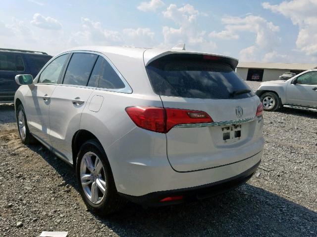 5J8TB3H34FL005914 - 2015 ACURA RDX WHITE photo 3