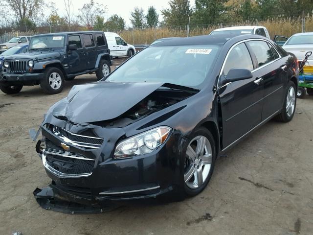 1G1ZC5E09CF210319 - 2012 CHEVROLET MALIBU 1LT შავი ფოტო 2