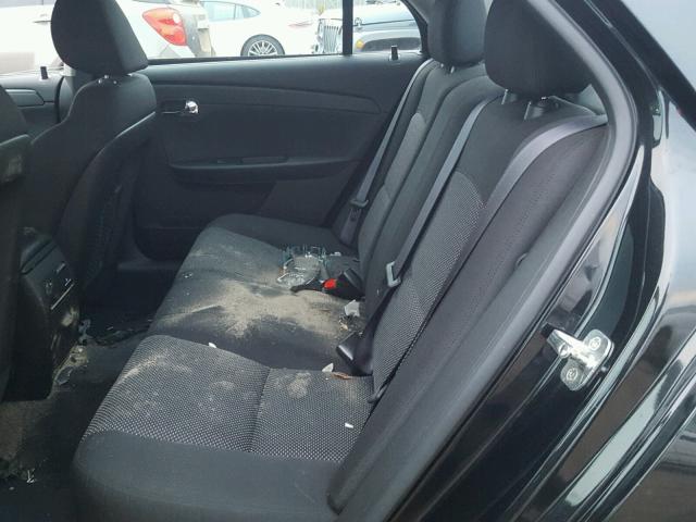 1G1ZC5E09CF210319 - 2012 CHEVROLET MALIBU 1LT შავი ფოტო 6